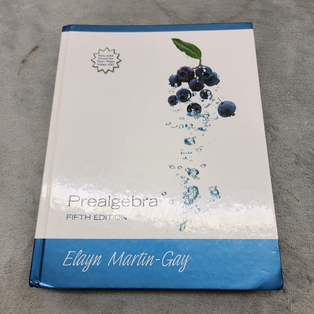Prealgebra 5th Edition by Elayn Martin-Gay with DVD